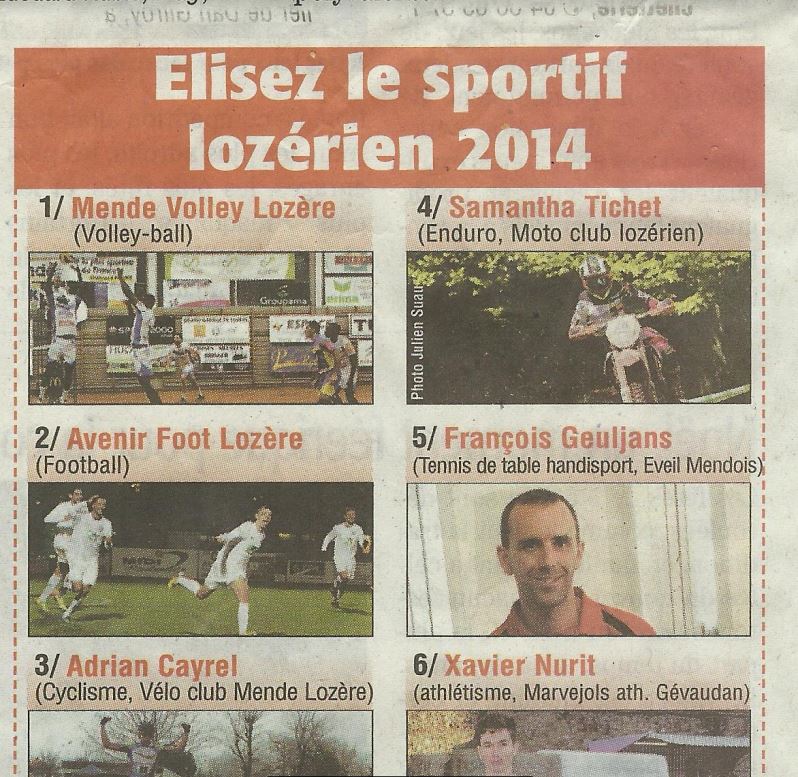 ML - Bulletin Laureat du sport 2014
